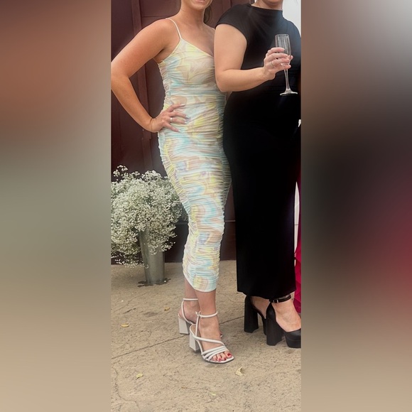 Multicolor Striped Women's Dress - Picture 2 of 5